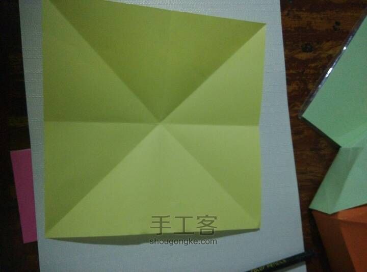 礼物盒 折纸教程 第6步