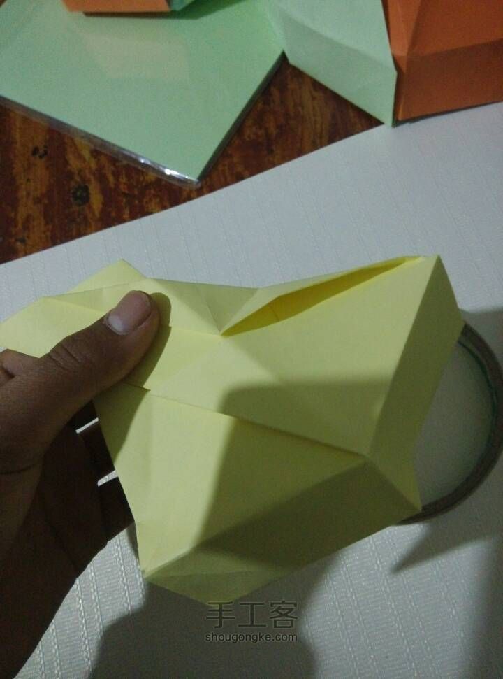 礼物盒 折纸教程 第19步