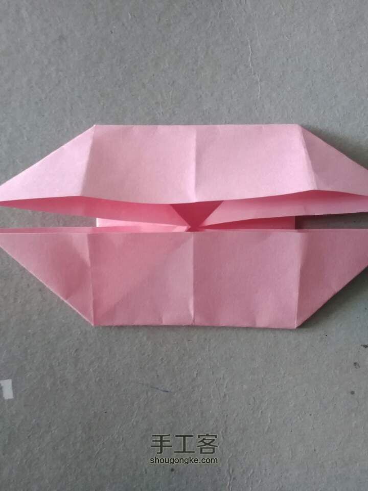 凤尾蝶 折纸教程 第2步