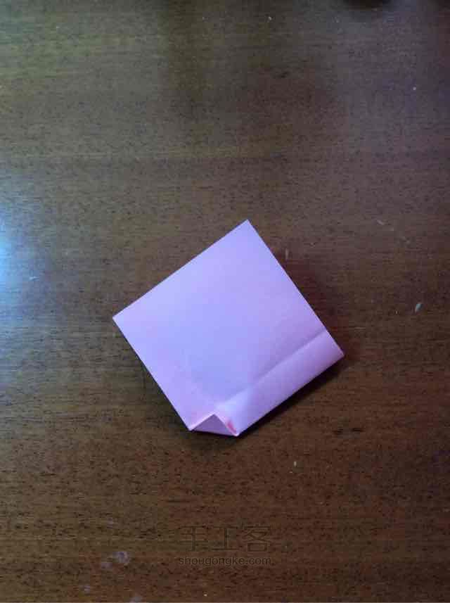 惊艳的简易玫瑰折纸教程 第5步