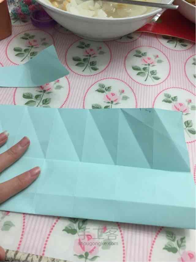 六角螺旋纸盒 纸艺教程 第14步