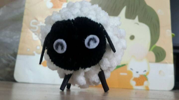 毛线羊制作教程 第11步