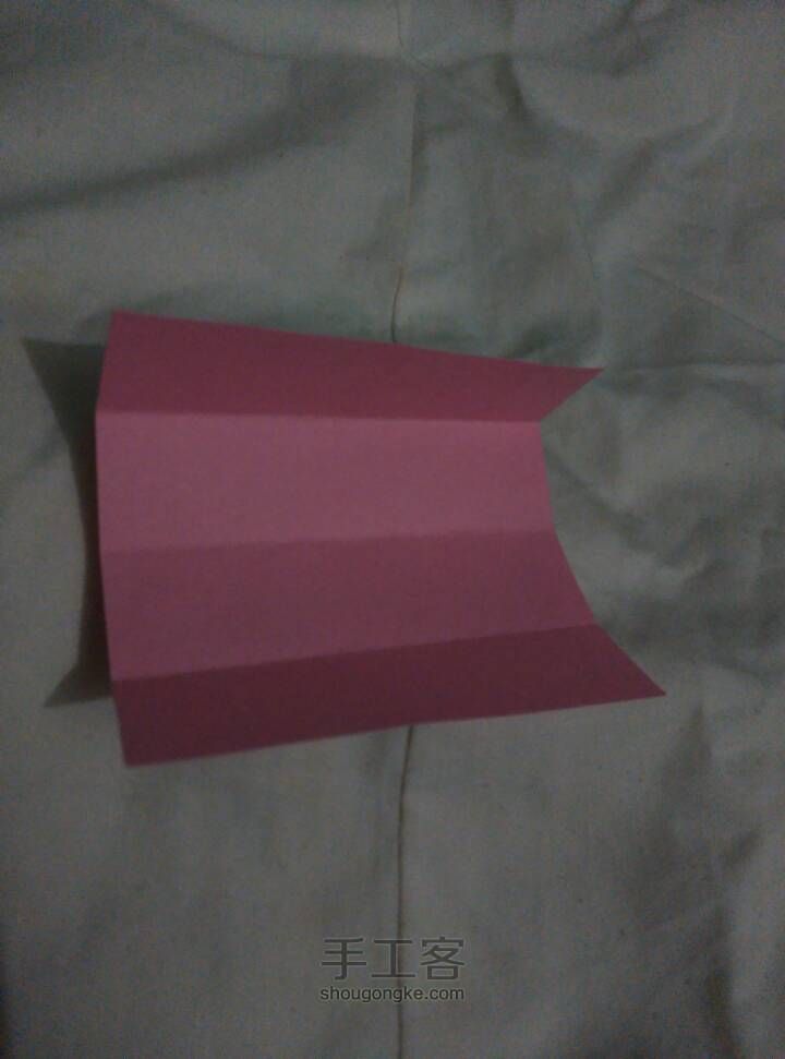 六角星纸盒折法，这样就简单多了，看了就会 第1步