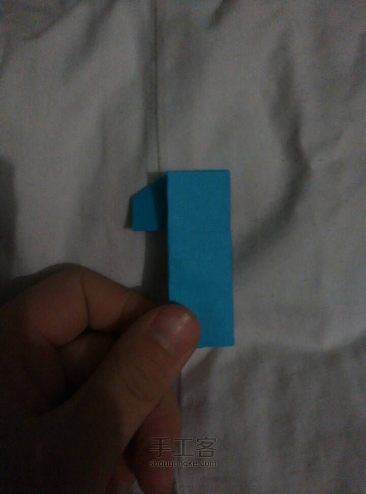 六角星纸盒折法，这样就简单多了，看了就会 第9步