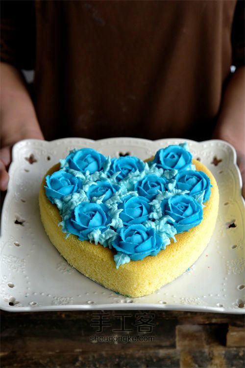 蓝色妖姬芝士蛋糕 第3步