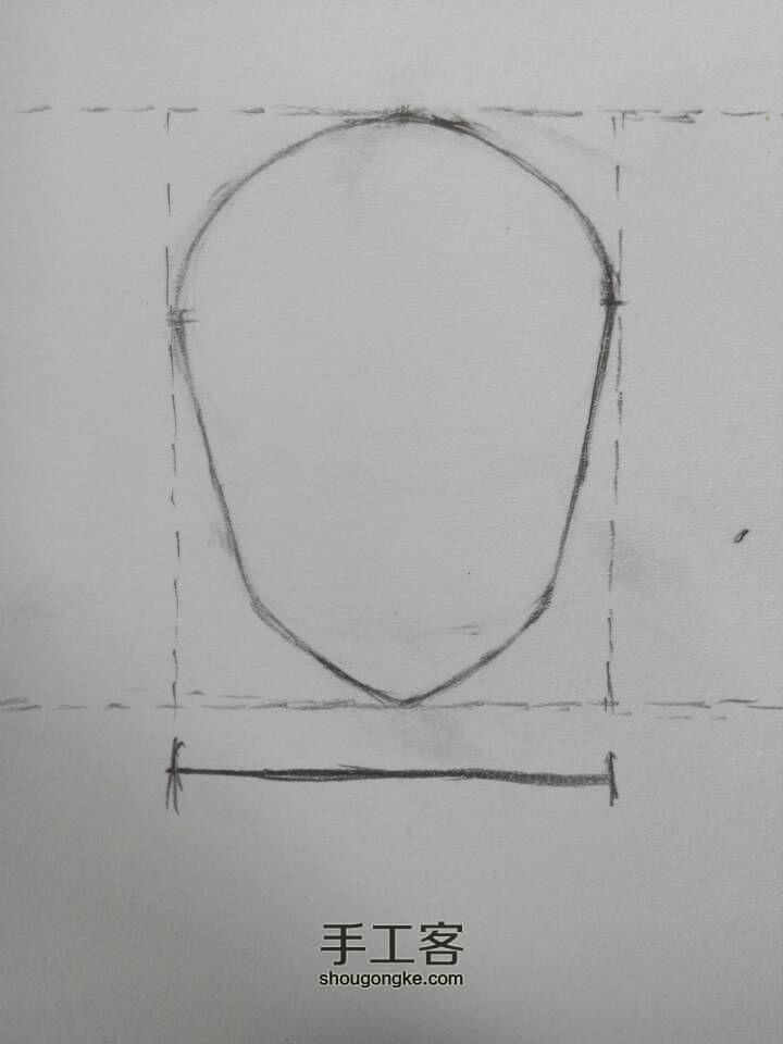 动漫课程之脸的绘画1（适合零基础） 第7步