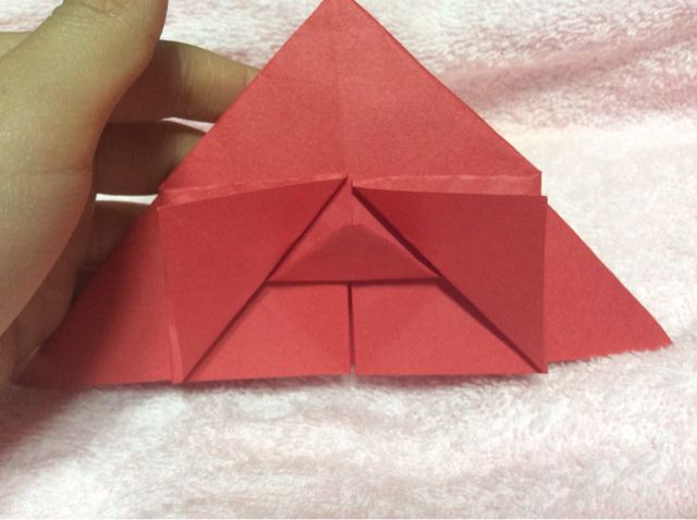 折纸教程—简单易学的钻石玫瑰花折法 第12步