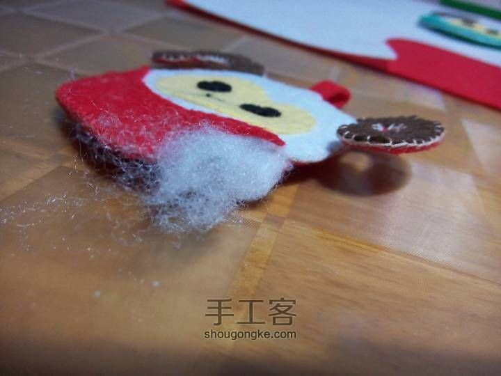超萌不织布羊羊挂件 第11步