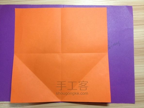 六瓣花信封 第1步