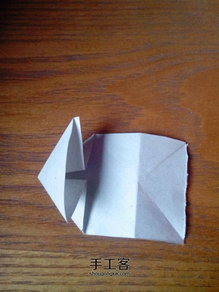 If you love❤--心形折纸教程 第3步
