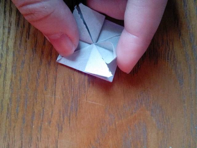 If you love❤--心形折纸教程 第6步