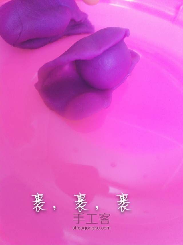 橡皮泥玫瑰花🌹升级版 第4步