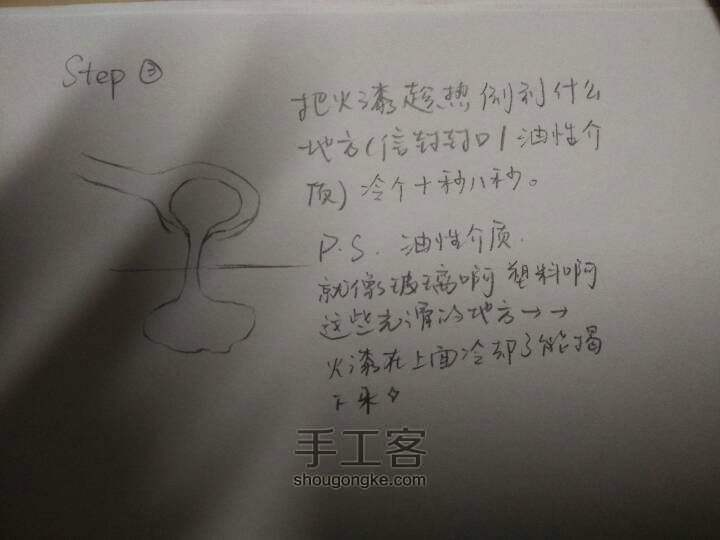【薄荷】复古玫瑰火漆 送给心爱的人吧❤ 第7步