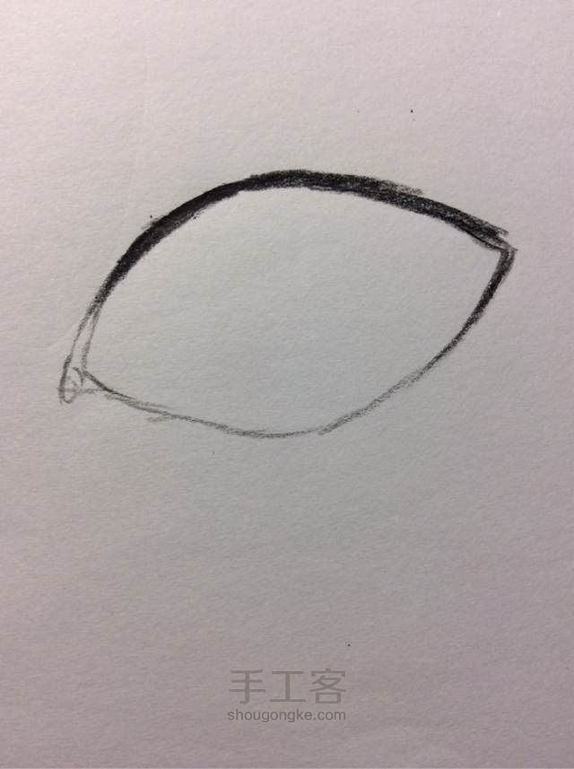 教你如何画超生动的眼睛 第2步
