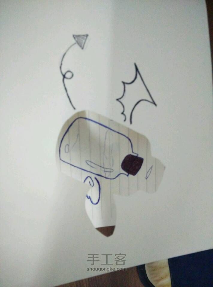 简单小羊画法😘 第5步