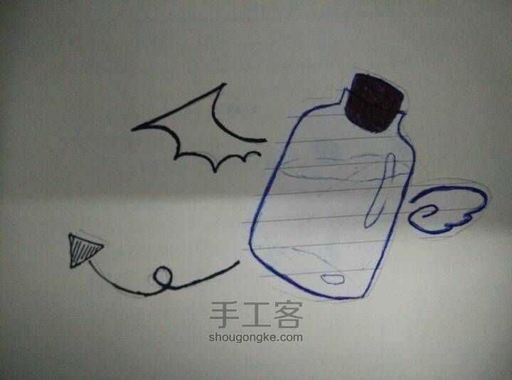 简单小羊画法😘 第4步