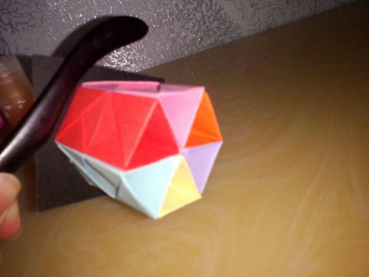 六角笔筒 折纸教程实拍   超简单！(cy) 第17步