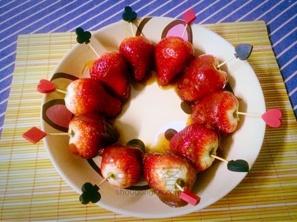自制冰糖草莓 第5步