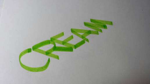 手绘3D立体艺术字(看图原创) 第10步