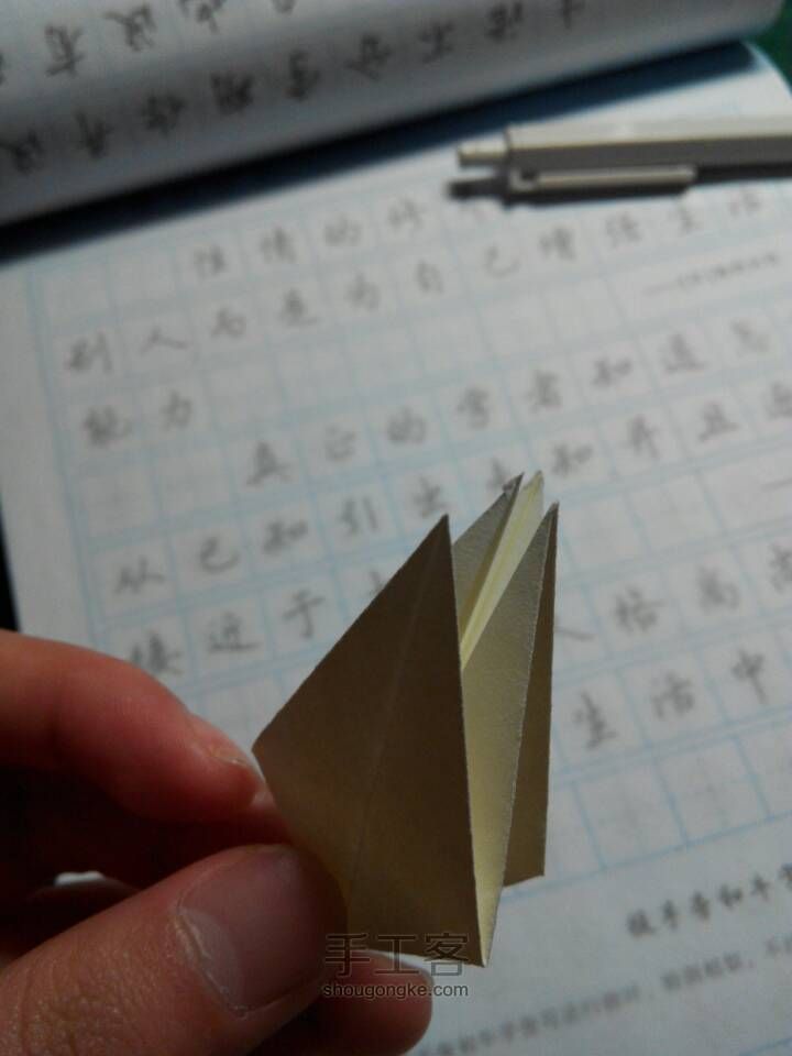 炒鸡简单的奔跑的千纸鹤(◑З◑) 第9步