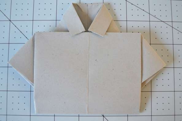 衬衣控 折纸教程 第9步