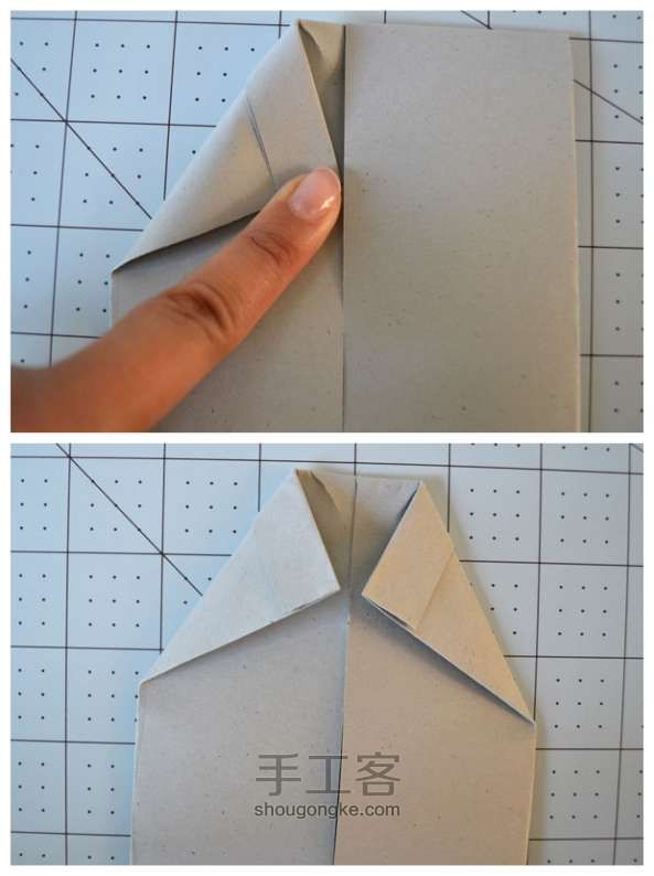 衬衣控 折纸教程 第8步