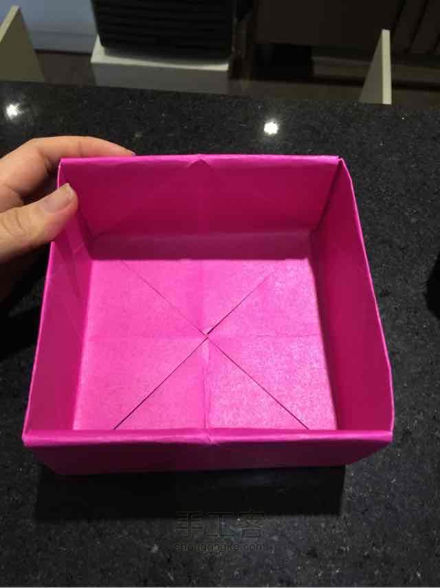 简单易学的折纸收纳盒，一起动手吧！ 第11步