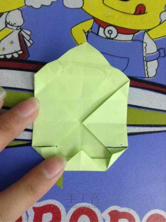 隐藏的心 折纸教程 第10步