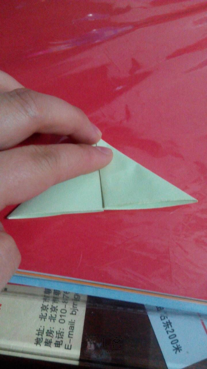 简易孔雀 折纸教程 第3步