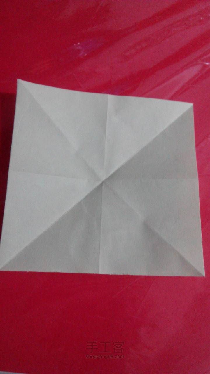简易孔雀 折纸教程 第1步