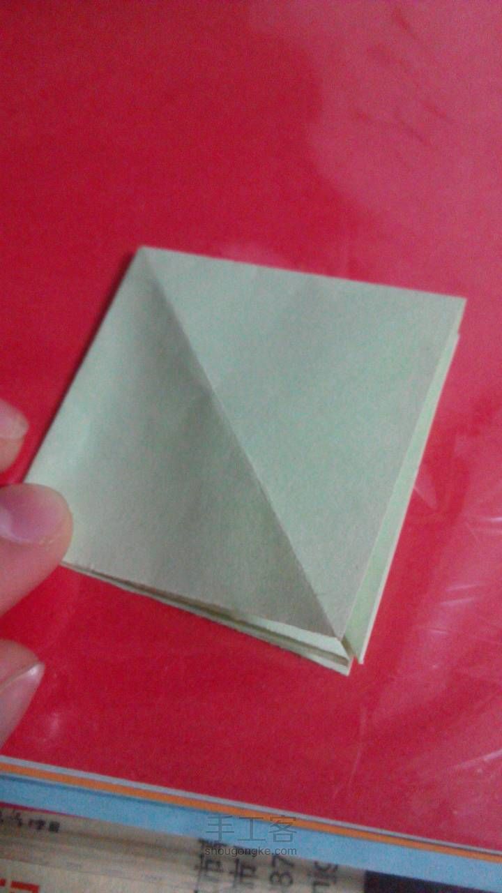 简易孔雀 折纸教程 第5步