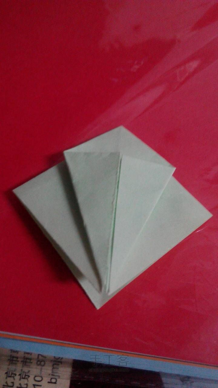简易孔雀 折纸教程 第6步