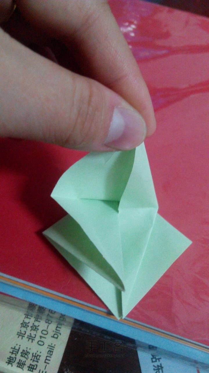 简易孔雀 折纸教程 第7步