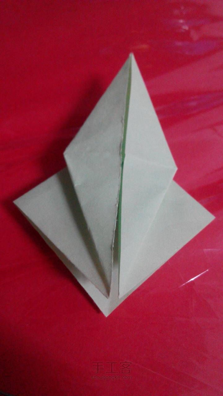 简易孔雀 折纸教程 第8步