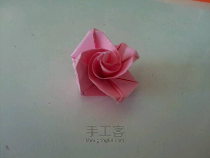 简简单单的玫瑰花 纸艺教程 第13步
