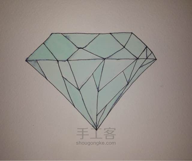 原宿钻石水彩画法 第5步