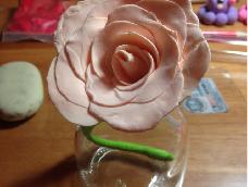 用轻粘土制作的玫瑰花，不花钱，动手做更有诚意。送给女友更表达爱意❤️
