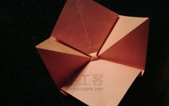 蝴蝶结 折纸教程 第8步