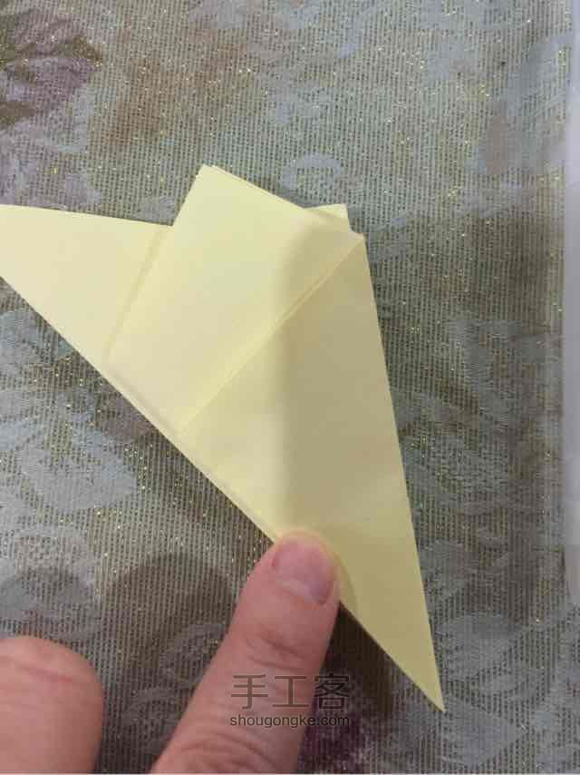 杨桃花的折纸过程（有点粗糙） 第12步