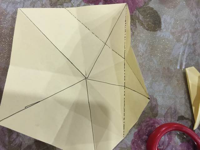 杨桃花的折纸过程（有点粗糙） 第17步