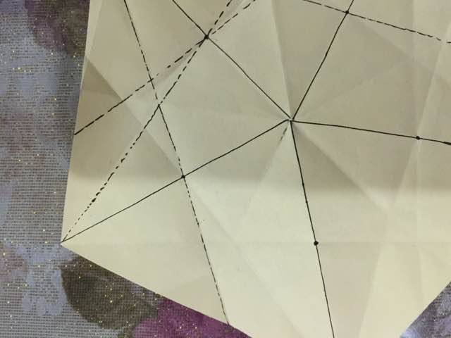 杨桃花的折纸过程（有点粗糙） 第19步
