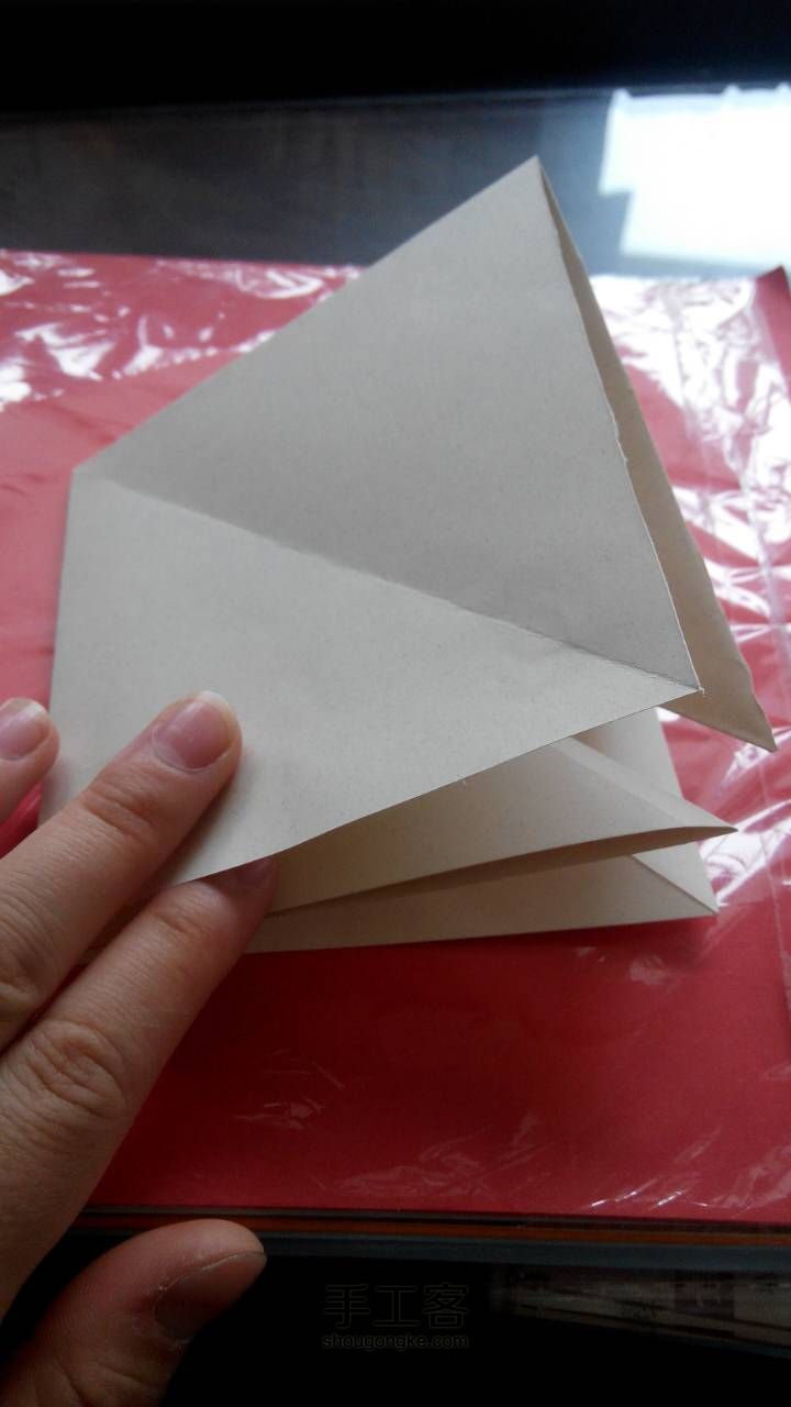 收缩雨伞🌂折纸教程 第2步