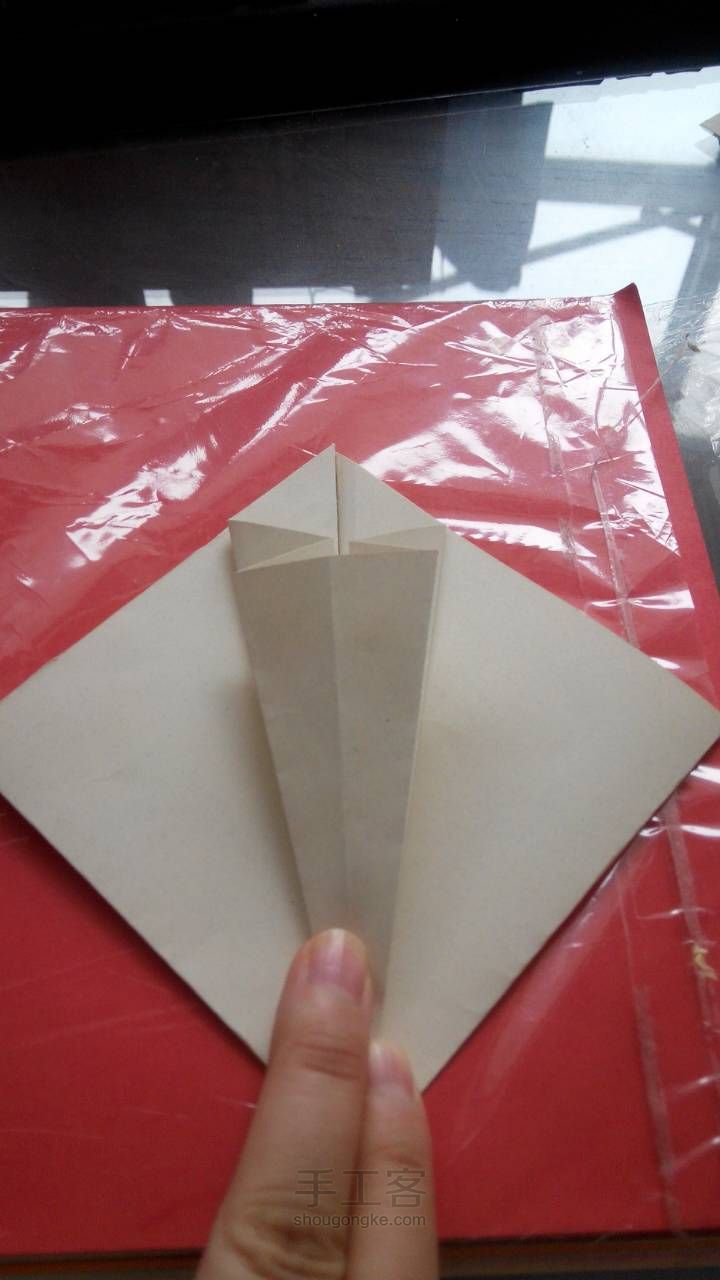 收缩雨伞🌂折纸教程 第10步