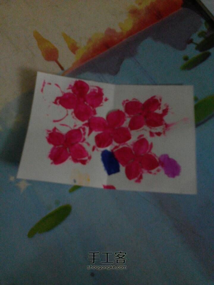 美美哒指甲油花戒指制作教程💍 第3步