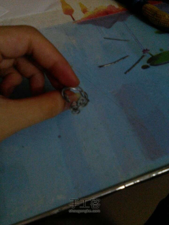 美美哒指甲油花戒指制作教程💍 第12步