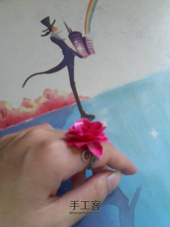 美美哒指甲油花戒指制作教程💍 第15步