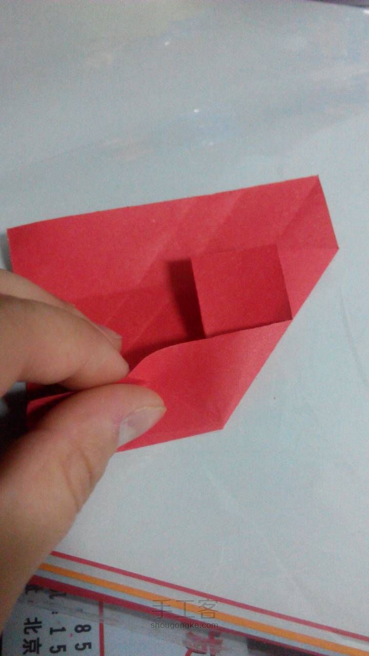 小小魔术花 折纸教程 第5步