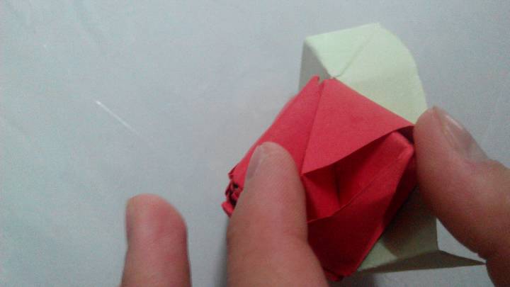 小小魔术花 折纸教程 第24步