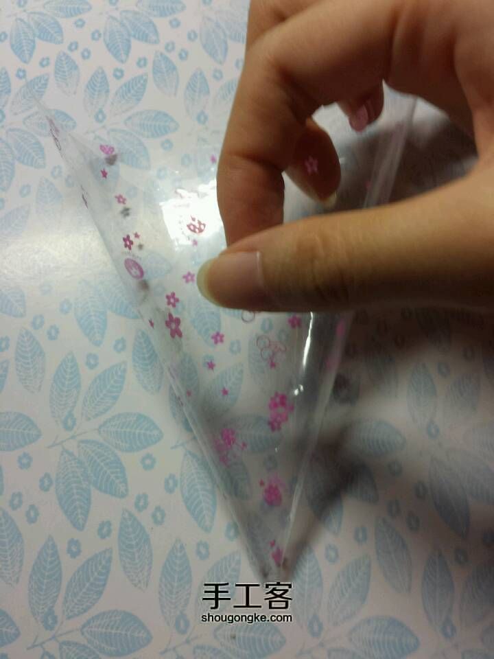 原创糖纸玫瑰花（二）折纸教程 第16步