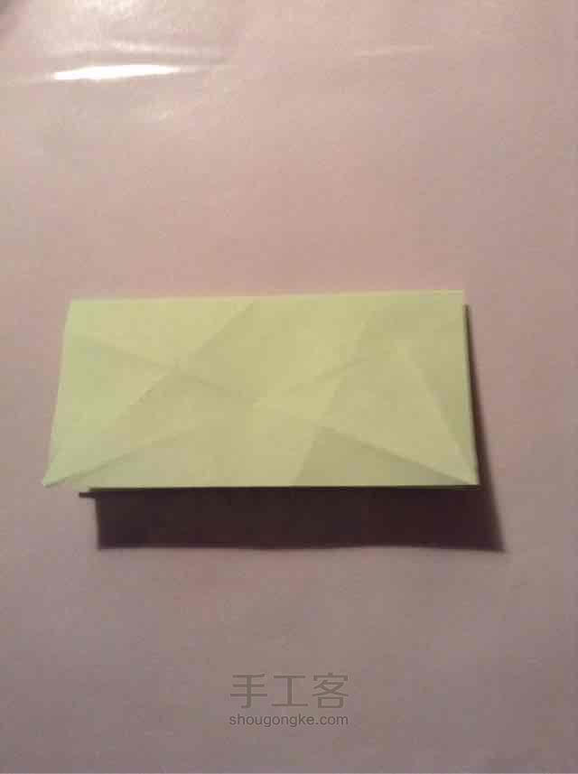 四叶草简单折纸教程 第8步
